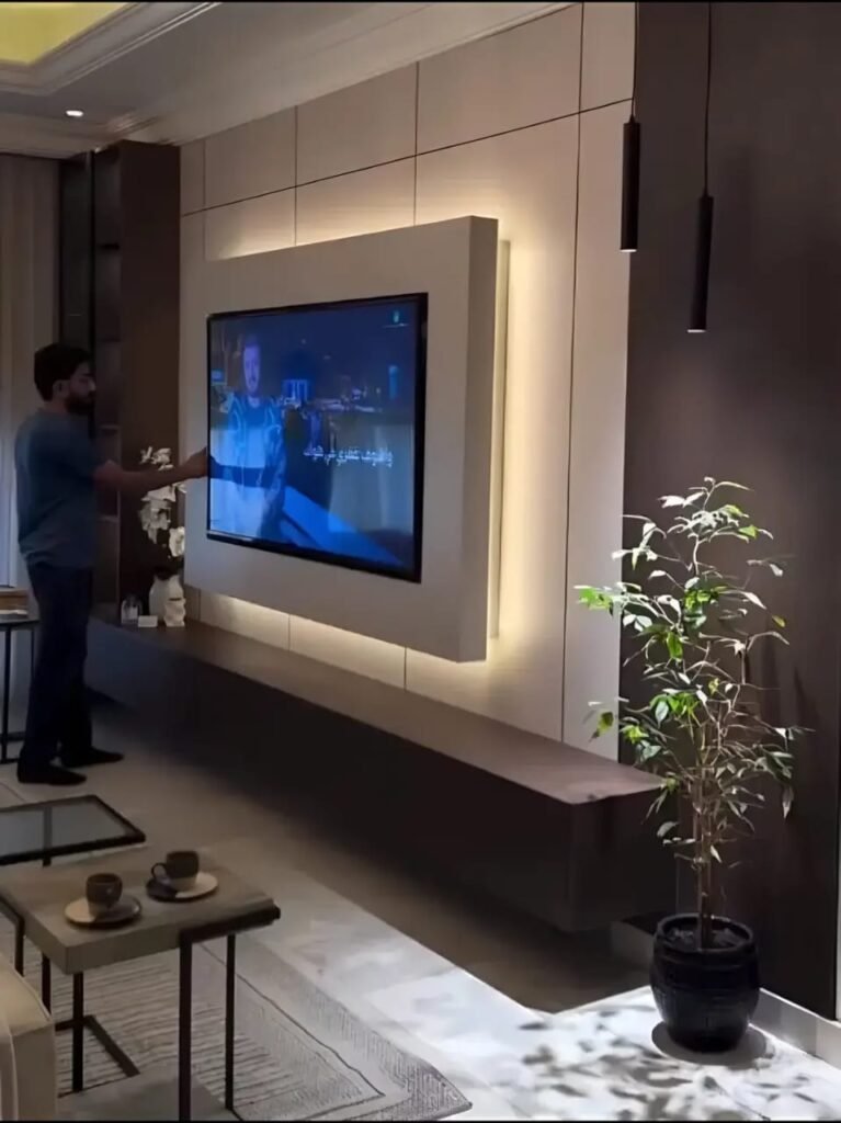 ديكورات شاشات وصالات ومداخل بأحدث التصاميم